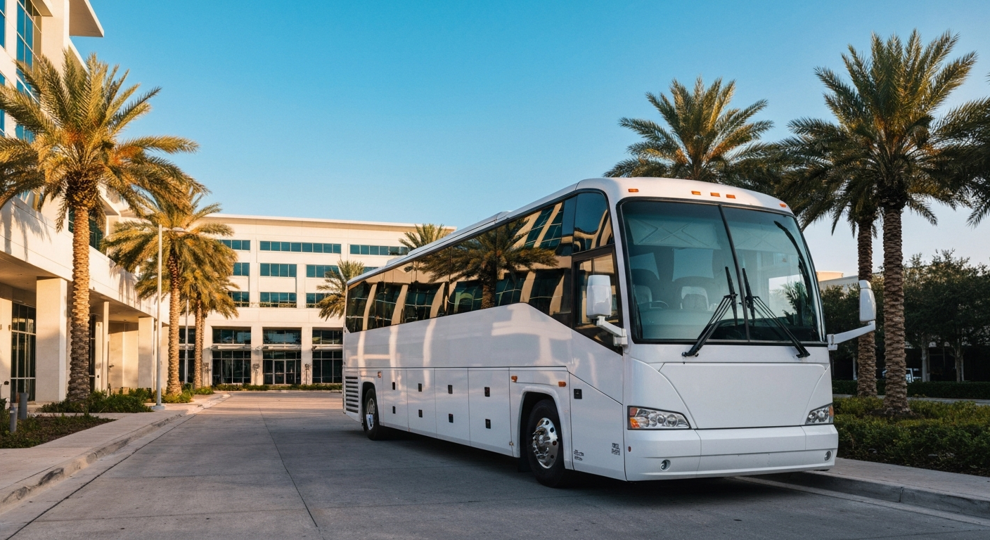 Charter bus in Florida